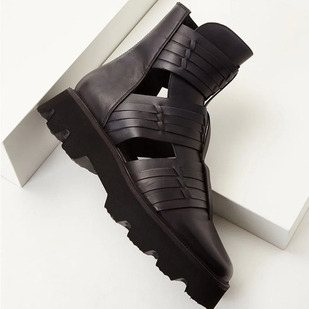 FREE PEOPLE Leather Boots